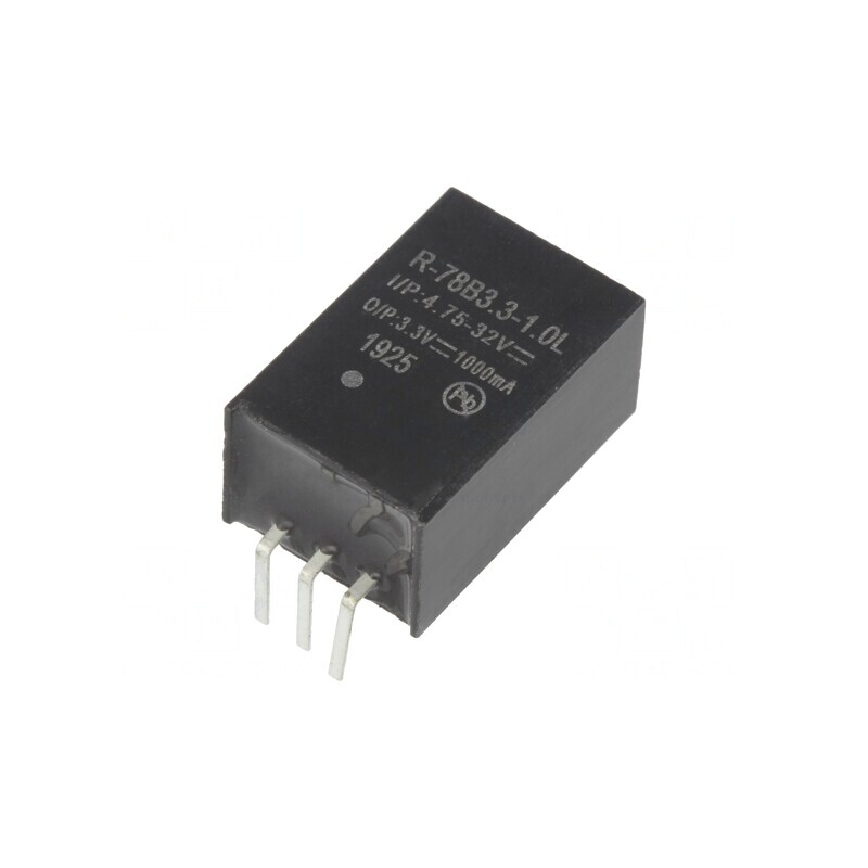 Convertor DC/DC 3,3W 4,75-32V la 3,3V 1A SIP3 | Electronic-mag.ro | Componente Electronice