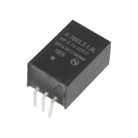 Convertor DC/DC 3,3W 4,75-32V la 3,3V 1A SIP3 | Electronic-mag.ro | Componente Electronice