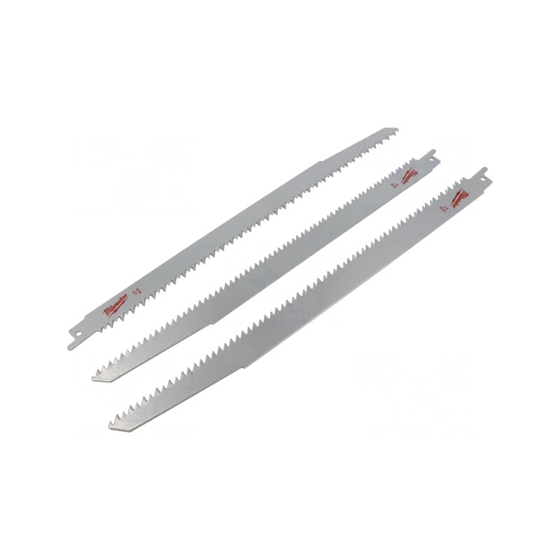 Lamă ferăstrău lemn 300mm 6TPI 3buc | Electronic-mag.ro | Componente Electronice
