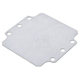 Placă de montare din oțel 107x110mm 1,5mm | Electronic-mag.ro | Componente Electronice