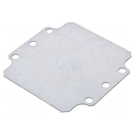 Placă de montare din oțel 107x110mm 1,5mm | Electronic-mag.ro | Componente Electronice