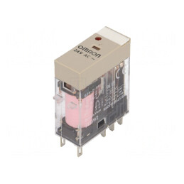 Releu Electromagnetic DPDT 24VAC 5A | Electronic-mag.ro | Componente Electronice