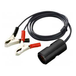 Adaptor Soclu Brichetă Auto 8A Negru