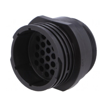 Mufă tată 24 PIN CPC Series 1 pe cablu 206838-2 | Electronic-mag.ro | Componente Electronice
