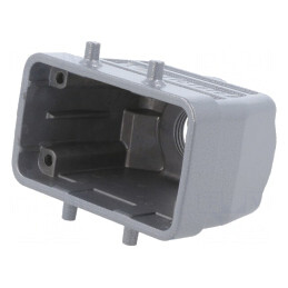 Carcasă pentru conectori HDC dimensiune 10 cablu M25 | Electronic-mag.ro | Componente Electronice