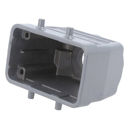 Carcasă pentru conectori HDC dimensiune 10 cablu M25 | Electronic-mag.ro | Componente Electronice
