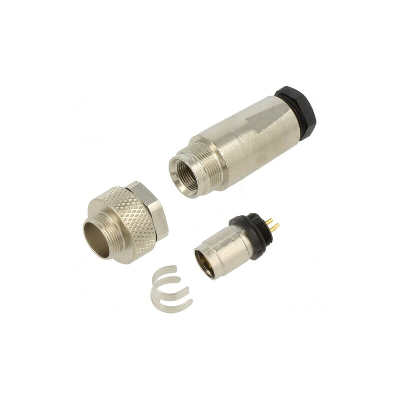 Conector M9 Mufă Tată Aurit IP67 2 Pin 125V Pe Cablu | Electronic-mag.ro | Componente Electronice Conector M9 Mufă Tată Aurit IP67 2 Pin 125V Pe Cablu | Electronic-mag.ro | Componente Electronice