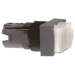 Comutator Apăsare 16mm Alb | Electronic-mag.ro | Componente Electronice