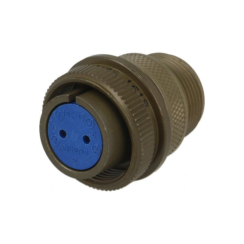 Conector circular 16S 97 aliaj aluminiu oliv | Electronic-mag.ro | Componente Electronice