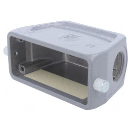 Carcasă pentru conectori HDC dimensiune 16 pe cablu M25 | Electronic-mag.ro | Componente Electronice