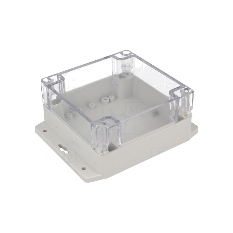 Carcasă Universală 120x120x60mm cu Lame de Fixare | Electronic-mag.ro | Componente Electronice
