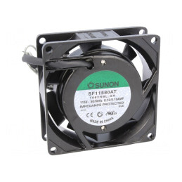 Ventilator AC Axial 115V 80x80x25mm 37m3/h 34,5dBA | Electronic-mag.ro | Componente Electronice