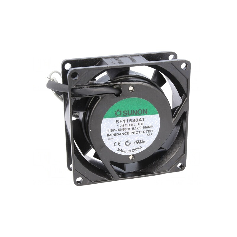 Ventilator AC Axial 115V 80x80x25mm 37m3/h 34,5dBA | Electronic-mag.ro | Componente Electronice