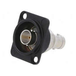 Conector de Trecere BNC BJ, Gr.D-House, Negru | Electronic-mag.ro | Componente Electronice