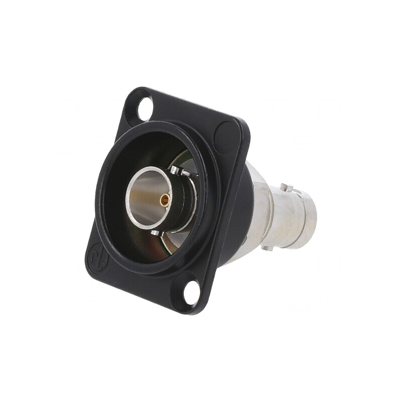 Conector de Trecere BNC BJ, Gr.D-House, Negru | Electronic-mag.ro | Componente Electronice
