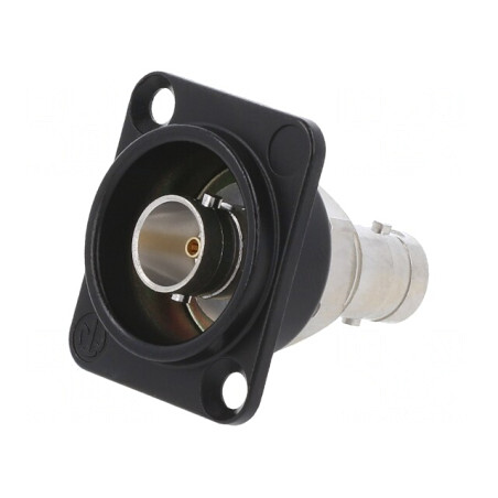 Conector de Trecere BNC BJ, Gr.D-House, Negru | Electronic-mag.ro | Componente Electronice
