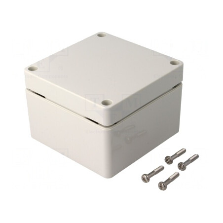 Carcasă universală ABS gri 90x90x60mm | Electronic-mag.ro | Componente Electronice