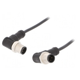 Cablu senzori/automatizări M12 1m mufă-mufă