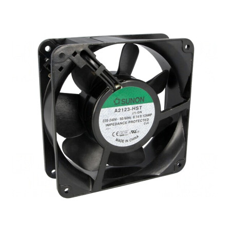 Ventilator AC axial 230V 120x120x38mm 210m3/h 46dBA | Electronic-mag.ro | Componente Electronice