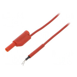 Cablu de măsurare 19A cu mufă banană 4 mm | Electronic-mag.ro | Componente Electronice