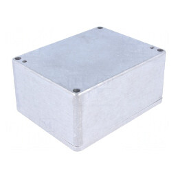 Carcasă Universală Aluminiu Naturală 90x115x55mm | Electronic-mag.ro | Componente Electronice