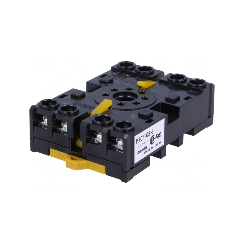 Stativ Relee Octal pentru Șină DIN 6A 250VAC | Electronic-mag.ro | Componente Electronice