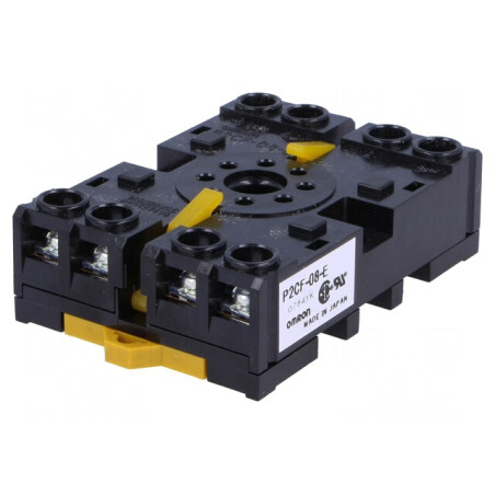 Stativ Relee Octal pentru Șină DIN 6A 250VAC | Electronic-mag.ro | Componente Electronice