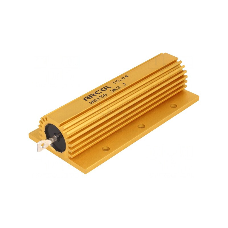 Rezistor Bobinat cu Radiator 3,3kΩ 150W | Electronic-mag.ro | Componente Electronice