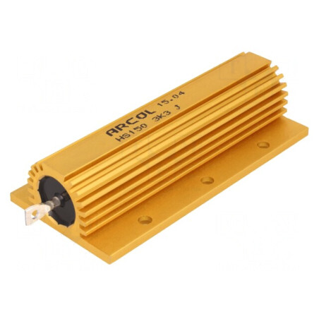 Rezistor Bobinat cu Radiator 3,3kΩ 150W | Electronic-mag.ro | Componente Electronice