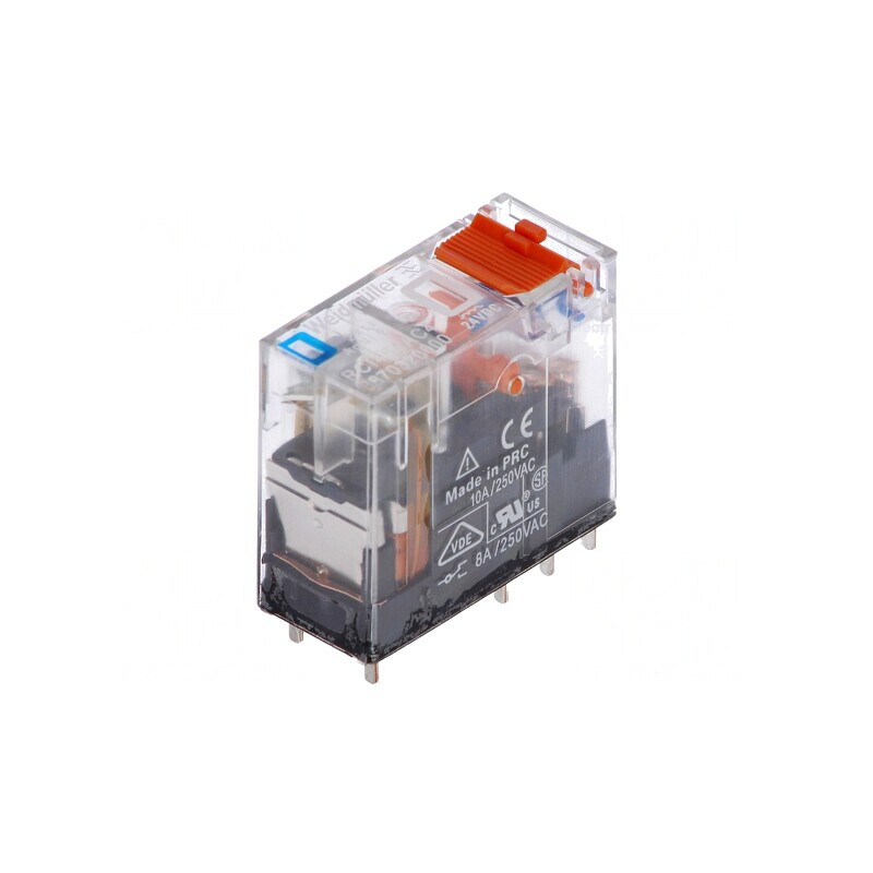 Releu electromagnetic DPDT 24VDC 15A 8A/240VAC | Electronic-mag.ro | Componente Electronice