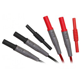 Cabluri de măsurare 10A 1m izolate | Electronic-mag.ro | Componente Electronice
