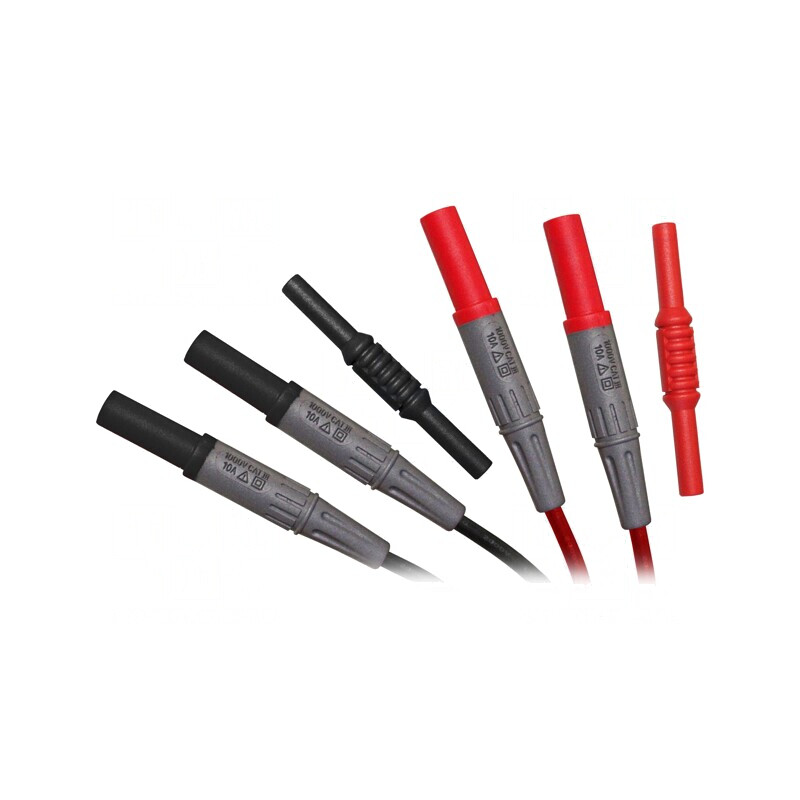Cabluri de măsurare 10A 1m izolate | Electronic-mag.ro | Componente Electronice