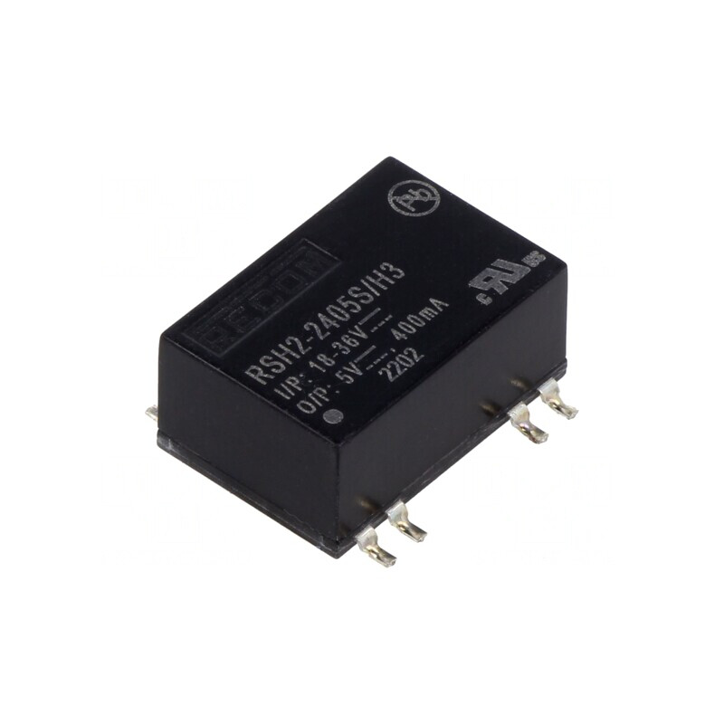Convertor DC/DC 2W 18-36V la 5V 400mA SMD | Electronic-mag.ro | Componente Electronice