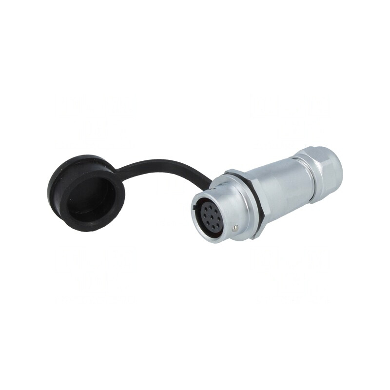 Mufă Mamă 9 PIN IP67 3A 125V Lipire pe Cablu | Electronic-mag.ro | Componente Electronice
