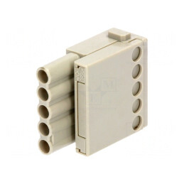 Conector HDC Han-Modular 5 PIN Terminal cu Șurub Mamă | Electronic-mag.ro | Componente Electronice