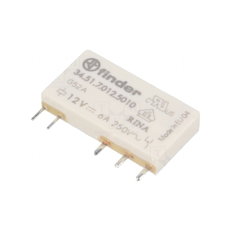 Releu Electromagnetic SPDT 12VDC 6A | Electronic-mag.ro | Componente Electronice
