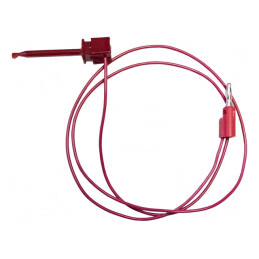 Cabluri de măsurare 5A cu clips și mufă banană 4 mm | Electronic-mag.ro | Componente Electronice