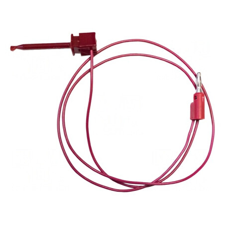 Cabluri de măsurare 5A cu clips și mufă banană 4 mm | Electronic-mag.ro | Componente Electronice
