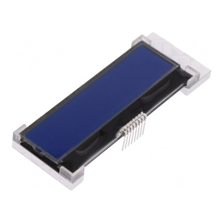 Afișaj LCD Alfanumeric 16x2 62,8x23x6,3mm DEM 16208 SBH-PW-N | Electronic-mag.ro | Componente Electronice