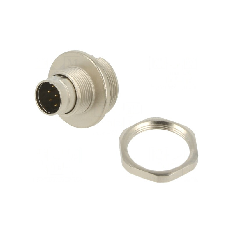 Conector M9 Aurit 125V IP67 8 PIN Drept | Electronic-mag.ro | Componente Electronice Conector M9 Aurit 125V IP67 8 PIN Drept | Electronic-mag.ro | Componente Electronice