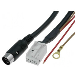 Cablu pentru schimbător CD; DIN 13pin mufă,Quadlock 12pin