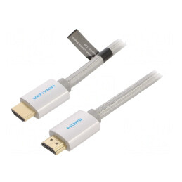 Cablu HDMI 2.0 PVC Textil 8m | Electronic-mag.ro | Componente Electronice