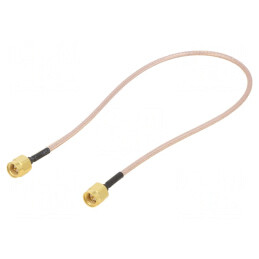 Cablu SMA 50Ω 0,3m Ecranat Transparent | Electronic-mag.ro | Componente Electronice