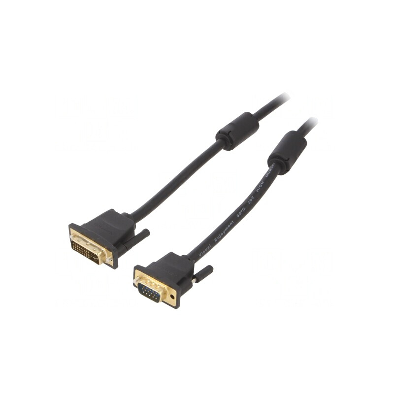 Cablu D-Sub 15pin la DVI-I 8m | Electronic-mag.ro | Componente Electronice