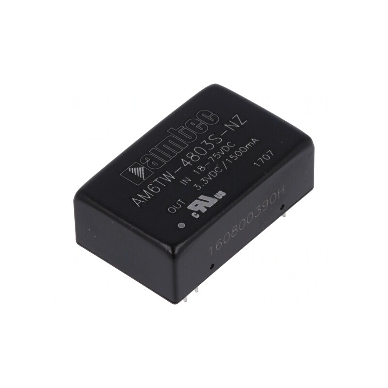 Convertor DC/DC 6W 18-75V la 3.3V 1.5A DIP24 | Electronic-mag.ro | Componente Electronice