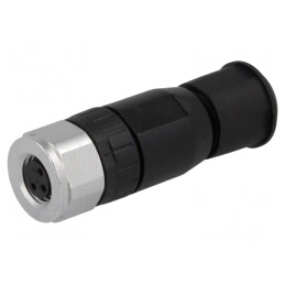 Conector M8 Mamă 3-Pin IP67 60V 4A | Electronic-mag.ro | Componente Electronice
