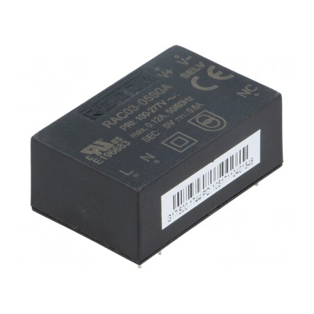 Convertor AC/DC 3W 5V 72% Eficiență | Electronic-mag.ro | Componente Electronice