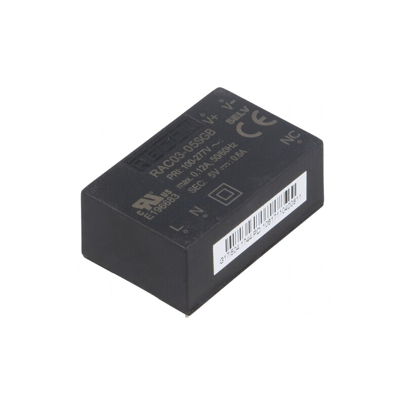 Convertor AC/DC 3W 5VDC 72% Eficiență | Electronic-mag.ro | Componente Electronice Convertor AC/DC 3W 5VDC 72% Eficiență | Electronic-mag.ro | Componente Electronice