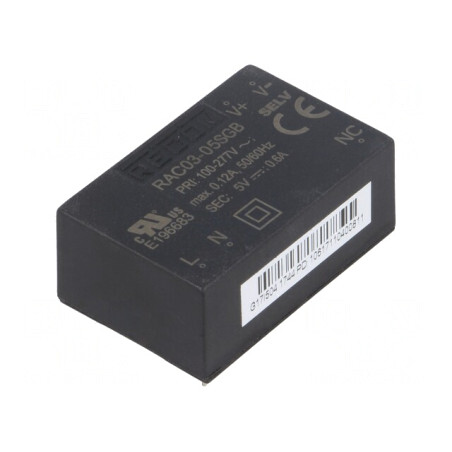 Convertor AC/DC 3W 5VDC 72% Eficiență | Electronic-mag.ro | Componente Electronice