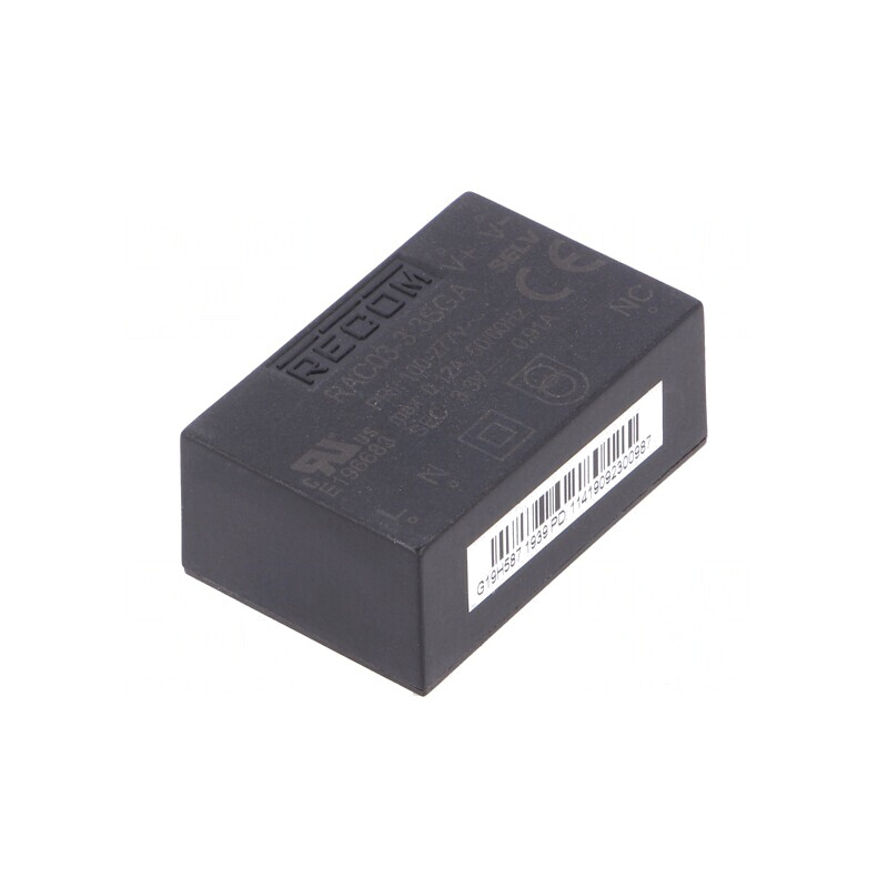 Convertor AC/DC 3W 3,3VDC | Electronic-mag.ro | Componente Electronice